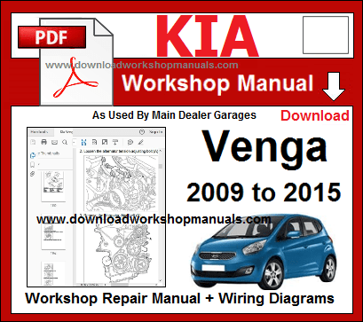 Kia Venga workshop repair manual